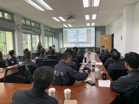 The Investigation Bureau and the Internal Revenue Service of the U.S., Department of Treasury, jointly organized the "Online Seminar on Corruption and Money Laundering Prevention"