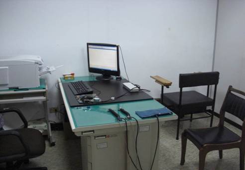 Professional polygraph examination laboratory in MJIB