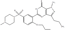 Sildenafil analogue (M.W. 488.61)