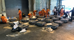 奕○公司涉嫌走私愷他命查緝現場2