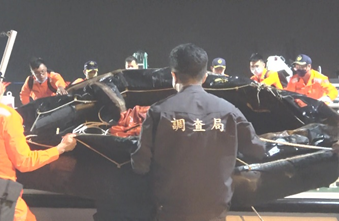 沈○○等走私毒品案查緝現場