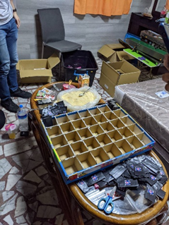 賴○○等製造毒咖啡包案證物