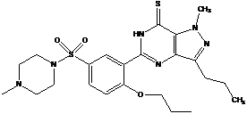Sildenafil analogue (M.W. 504.68)